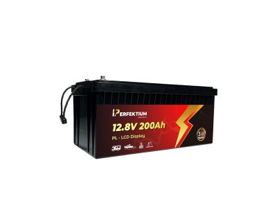 Baterie Perfektium PL SERIES LiFePO4 12.8V 200Ah LCD Display