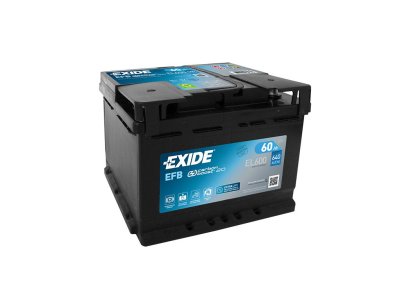 Akumulátor EXIDE Start - Stop   60 Ah EFB EL 600 242*175*190