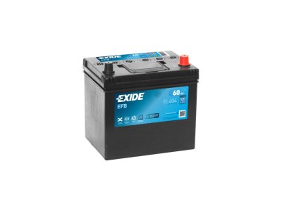 Akumulátor EXIDE Start - Stop   60 Ah EFB EL 604 230*173*222 P