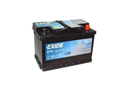 Akumulátor EXIDE Start - Stop   70 Ah EFB EL 700 278*175*190