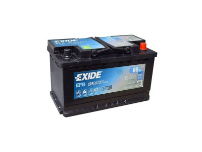 Akumulátor EXIDE Start - Stop   80 Ah EFB EL 800 315*175*190