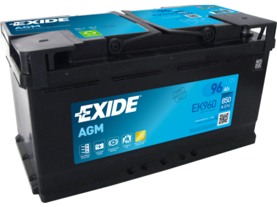 Akumulátor EXIDE Start - Stop   96 Ah AGM  EK   960