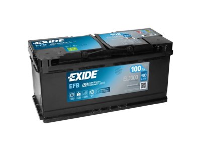 Akumulátor EXIDE Start - Stop 100 Ah EFB EL 1000 353*175*190