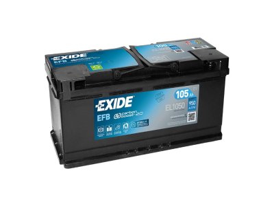 Akumulátor EXIDE Start - Stop 105 Ah EFB EL 1050 392*175*190