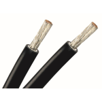 Kabel 6.0 mm2 černý 1m