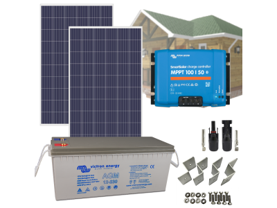 Ostrovní solární systém 570Wp