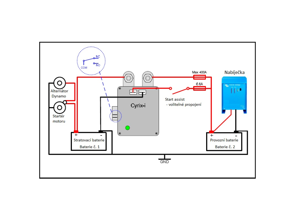 Propojovač baterií Cyrix-i 12-24V 400A
