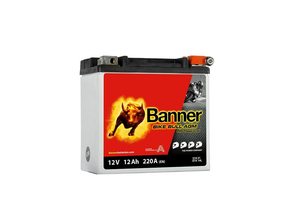 Banner Moto BIKE Bull 51421 AGM PROfessional