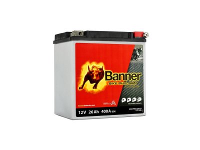 Banner Moto BIKE Bull AGM prof. 53001 12V 26Ah 400A ETX 30L