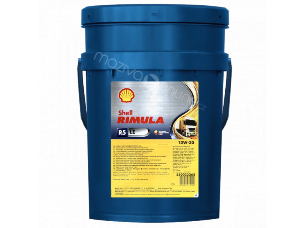 SHELL Rimula R5 LE 10W-30 20l