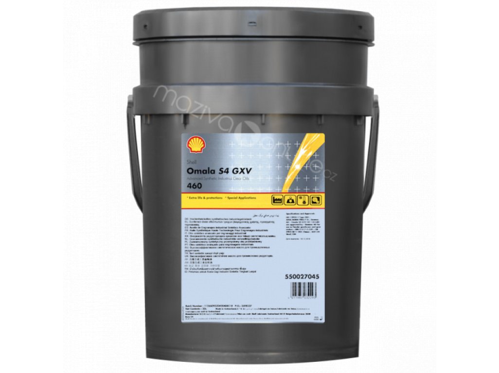 SHELL Omala S4 GXV 460 20l