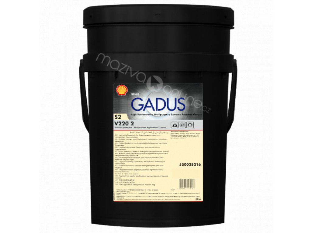 SHELL Gadus S2 V220-2 18kg