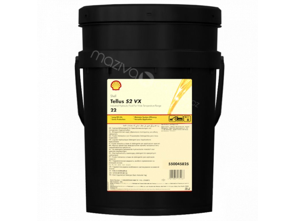 SHELL Tellus S2 VX 22 20l
