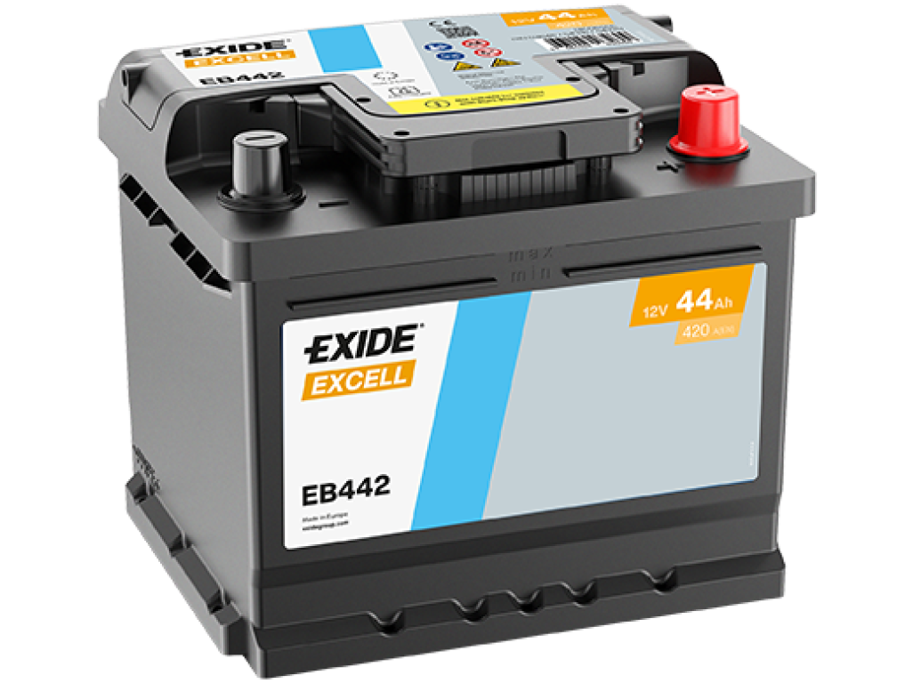 EXIDE Excell 12V 44Ah  EB 442